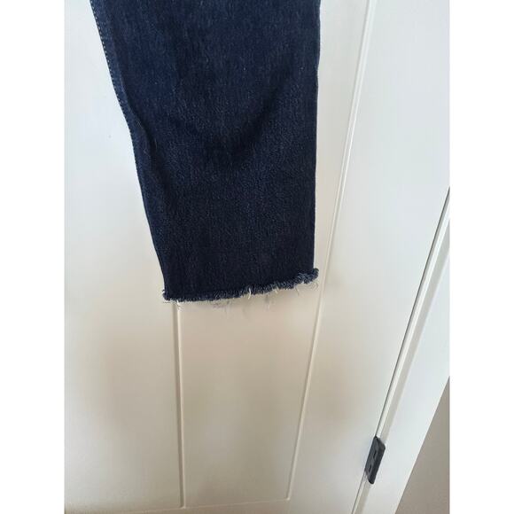 Reformation Cynthia High Rise Straight Raw Hem Jeans Size 27 - Picture 4 of 8